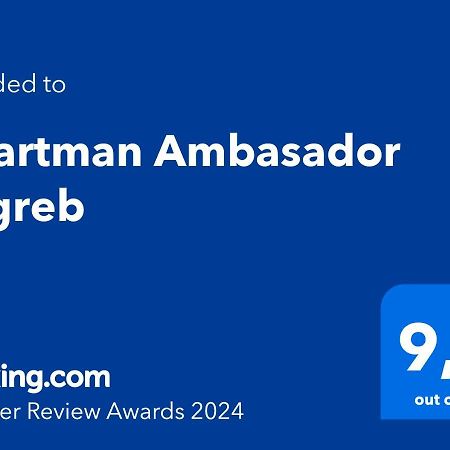 Apartman Ambasador Zagabria Esterno foto