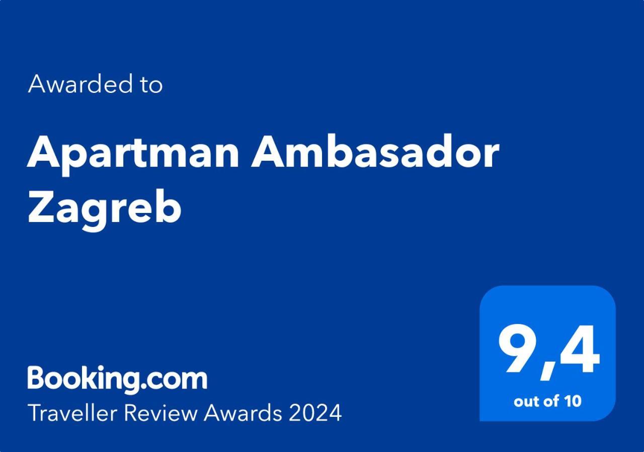 Apartman Ambasador Zagabria Esterno foto
